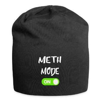 Meth Mode On Power Switch Crystal Gift - Jersey Beanie - black - Front