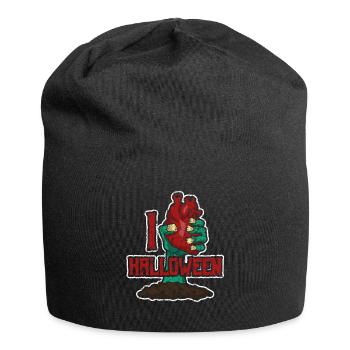 Ich Liebe Halloween Herz Organ Zombie - Jersey-Beanie - Schwarz - Vorne