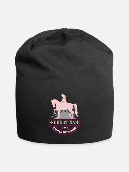 Équitation équitation équitation dicton drôle dictons - Bonnet en jersey - noir
