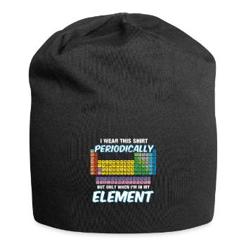 I wear this shirt periodically Chemiewitz Periode - Jersey-Beanie - Schwarz - Vorne