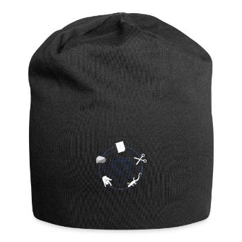 Rock Paper Scissors Lizard Spock - Jersey-Beanie - Schwarz - Vorne