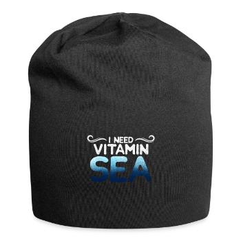 Vitamin Sea - Jersey-Beanie - Schwarz - Vorne
