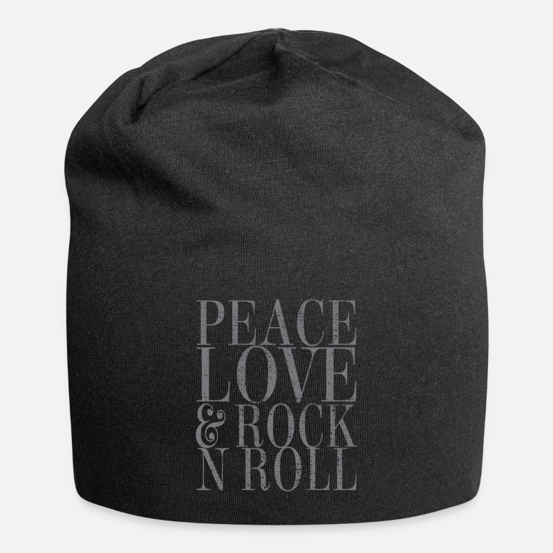 Rock And Roll - Bonnet en jersey - noir