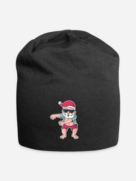 Danse du père Noël en été - Bonnet en jersey - noir