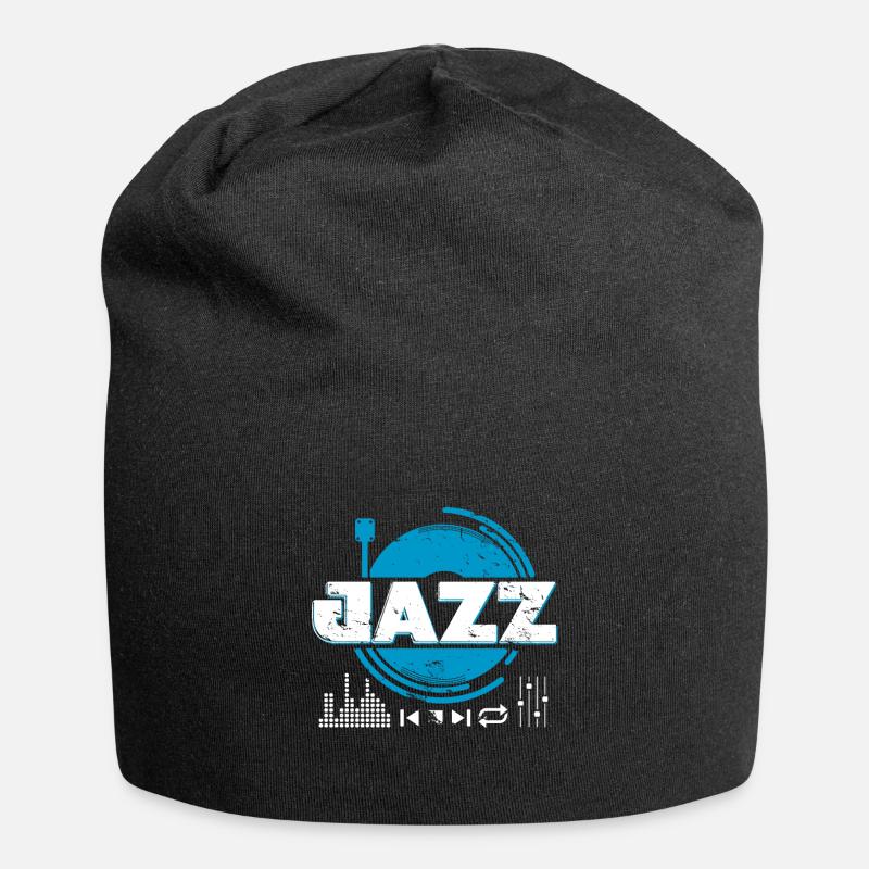 Cadeau de jazz - Bonnet en jersey - noir