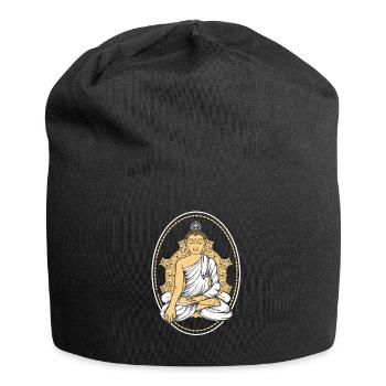 BUDDHA GIFT SPIRITUALITY MEDITATION YOGA - Jersey Beanie - black - Front