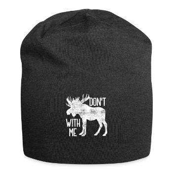 Elch - Jersey-Beanie - Anthrazit - Vorne