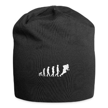 Football Evolution American Football Gift - Jersey Beanie - black - Front