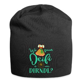 blockedTitle - Jersey-Beanie - Schwarz - Vorne