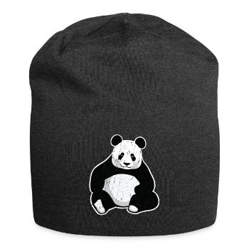 Großer Panda Giant Panda - Jersey-Beanie - Anthrazit - Vorne