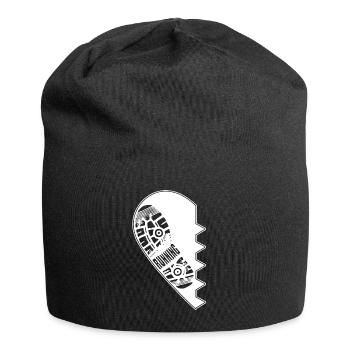Jogger runner Partenaire en cours d'exécution look chemise cadeau - Bonnet en jersey - noir - Devant