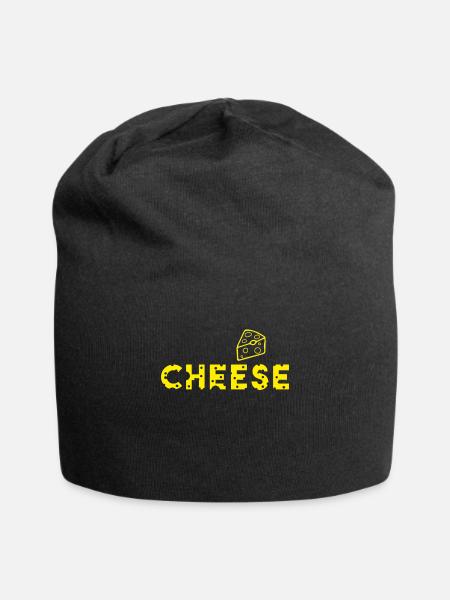 cheese cheese - Jersey Beanie - black