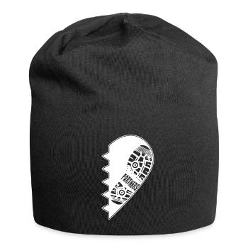 Jogger runner Partenaire en cours d'exécution look chemise cadeau - Bonnet en jersey - noir - Devant