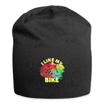 I Like My Bike - Jersey-Beanie - Schwarz - Vorne