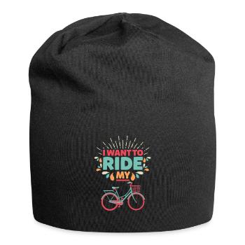 I Want To Ride My Bicycle - Jersey-Beanie - Schwarz - Vorne