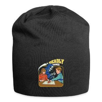 Deadly games, Tödliche Spiele - Jersey-Beanie - Schwarz - Vorne