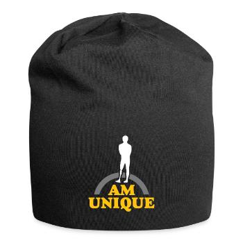 Prosthetic disability arm lost - Jersey Beanie - black - Front