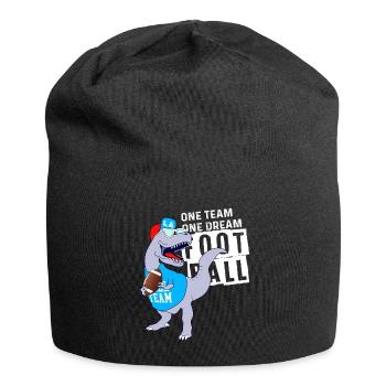 Football américain T-Rex - Un rêve, une équipe Dino - Bonnet en jersey - noir - Devant