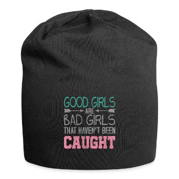 Boese Maedchen Gute Maedchen - Jersey-Beanie - Schwarz - Vorne