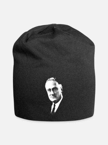 FRANKLIN ROOSEVELT - Jersey-Beanie - Schwarz