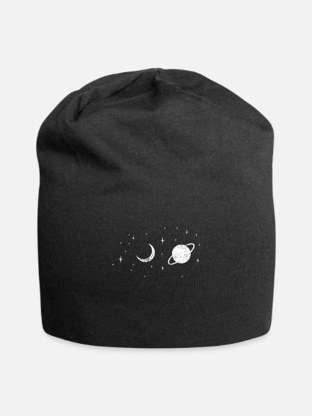 Universe space space flight - Jersey Beanie - black