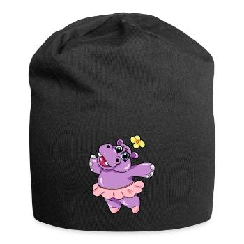 happy hypo happy hippo Tütü - Jersey Beanie - black - Front