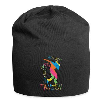 Out of the way I have to dance party dancers - Jersey Beanie - black - Front