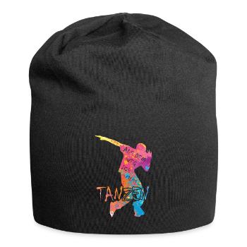 Out of the way I have to dance party dancers - Jersey Beanie - black - Front