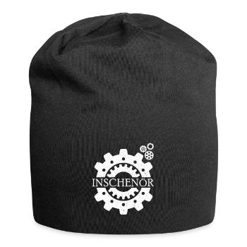 Inschenör - engineer technology student shirt - Jersey Beanie - black - Front