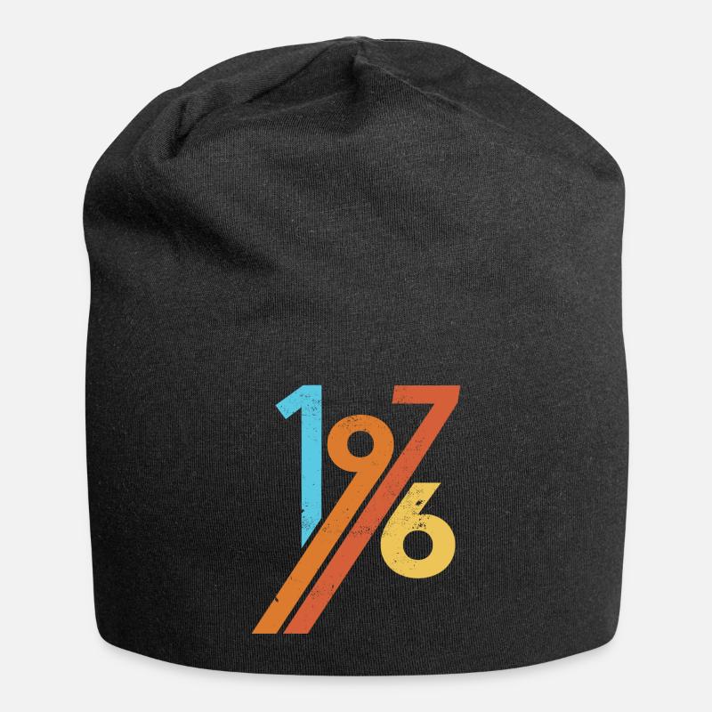 1976 vintage - Jersey Beanie - black