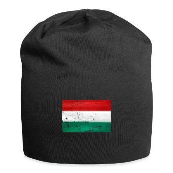 Hungary flag - Jersey Beanie - black - Front