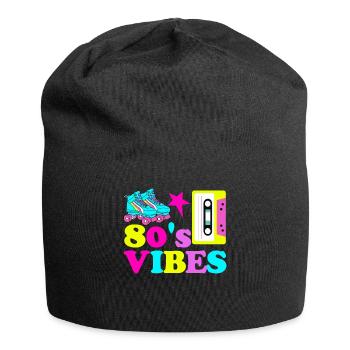 80's vibes - Bonnet en jersey - noir - Devant