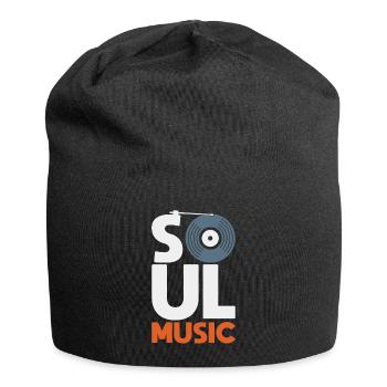 Soul Musik Geschenk Kinder Weihnachten - Jersey-Beanie - Schwarz - Vorne