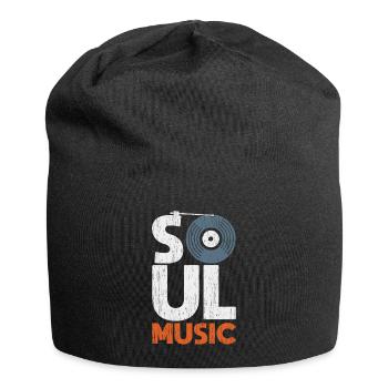 Soul music gift kids Christmas - Jersey Beanie - black - Front
