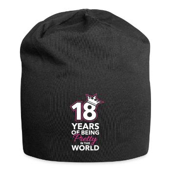 18th birthday - Jersey Beanie - black - Front