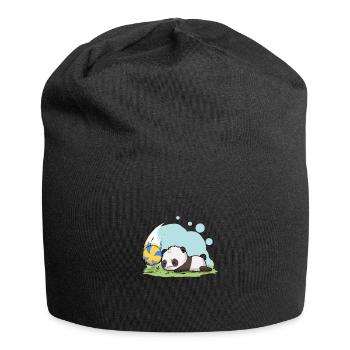 Panda Volleyball - Jersey-Beanie - Schwarz - Vorne