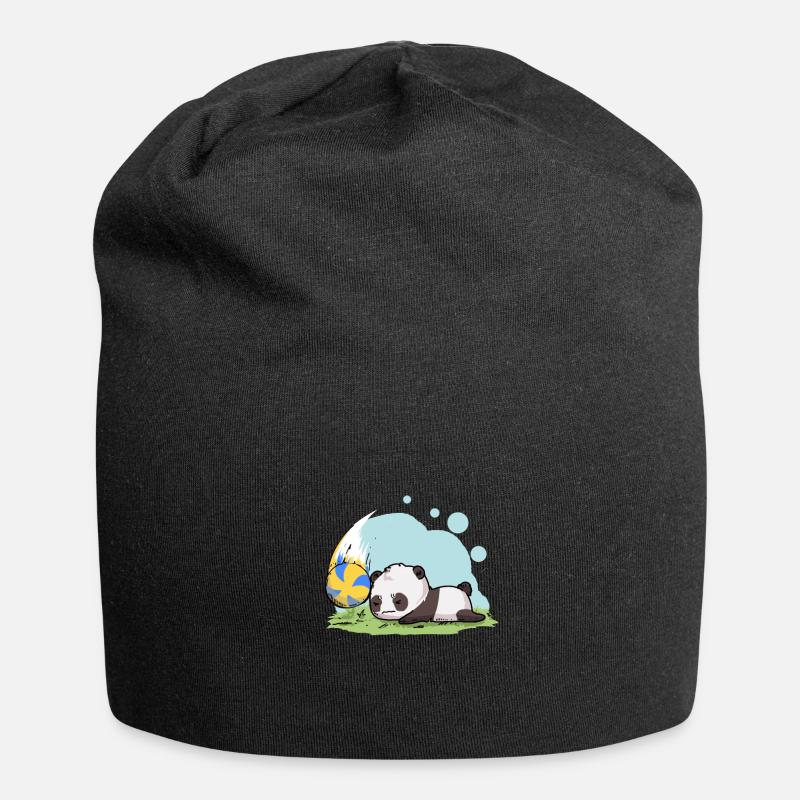 Panda volleyball - Jersey Beanie - black