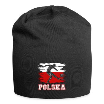 Cadeau de pays Polska football - Bonnet en jersey - noir - Devant