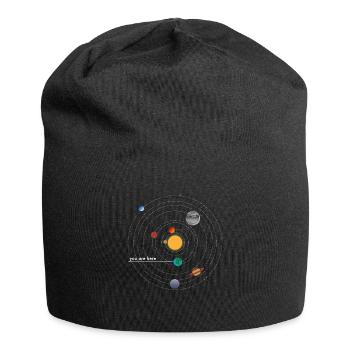 solar system - Jersey Beanie - black - Front