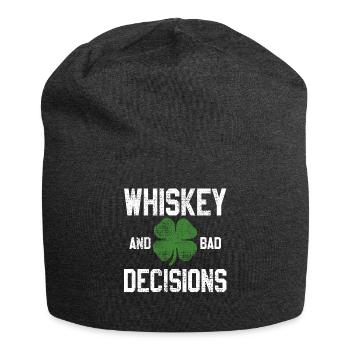 Irish whiskey - Jersey Beanie - charcoal grey - Front