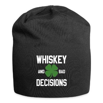 Irlande Whiskey St Patricks Day - Bonnet en jersey - noir - Devant