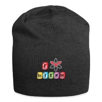 Science love - Jersey Beanie - charcoal grey - Front