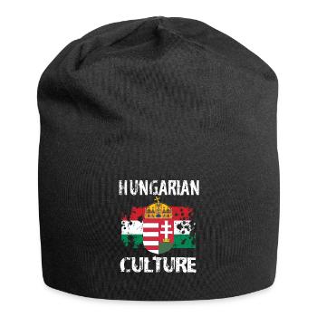 Culture hongroise - Bonnet en jersey - noir - Devant