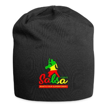 Salsa tanzen - Jersey-Beanie - Schwarz - Vorne