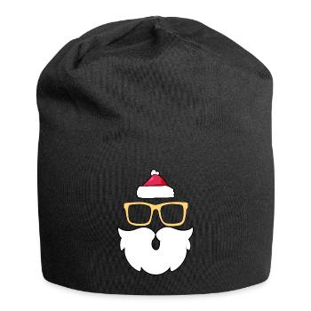 santa Santa Claus Christmas Nicholas - Jersey Beanie - black - Front