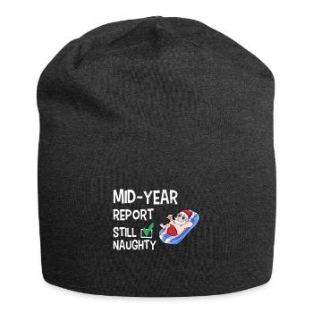 naughty santa June July August Sommer Mid-Year - Jersey-Beanie - Anthrazit - Vorne