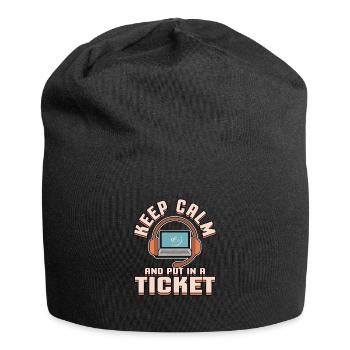 Problème informatique du ticket de support technique Bug Informatik - Bonnet en jersey - noir - Devant