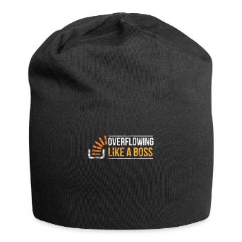 Programmateur Stackoverflow - Bonnet en jersey - noir - Devant