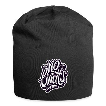 NO LIMITS Print - Jersey-Beanie - Schwarz - Vorne