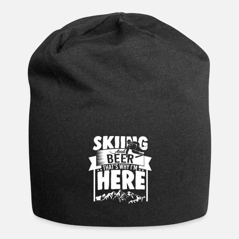 ski - Jersey Beanie - black